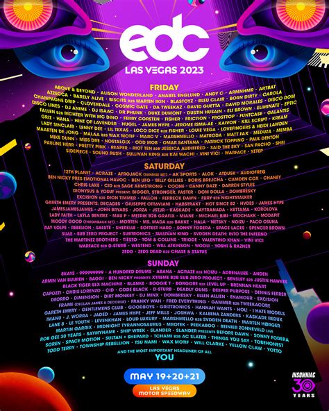 edc lv lineup